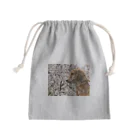 でぶっくすふんとの花見を満喫するちょちょさん Mini Drawstring Bag