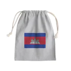 お絵かき屋さんのカンボジアの国旗 Mini Drawstring Bag