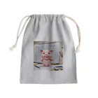 MTHの社内のぷろじぇくとのをするみにぶた報告進捗状況 Mini Drawstring Bag