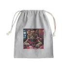 ayame_0923のポーカーをする猫は、いつも冷静な表情を崩さない。 Mini Drawstring Bag