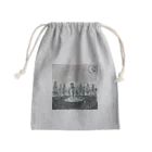 壱の趣味の部屋の片隅のの月明かりの下で Mini Drawstring Bag