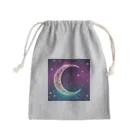 moonlightcatのグラデーションネオンカラームーン Mini Drawstring Bag