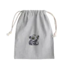 たんたん狸の不気味で可愛い森の不気味で可愛いタマンデュア001 Mini Drawstring Bag