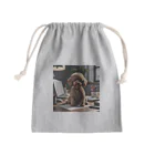 oshare_kurashiのいぬこりワン業（トイプードル） Mini Drawstring Bag