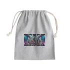 ANIMAL HEROES -musical band-のワイルドロックフェスタ - ダンシングアニマルズ Mini Drawstring Bag