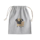 uu_uのパグ Mini Drawstring Bag