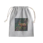 ganeshaの眠っているアイベックスのピクセル化された写真 Mini Drawstring Bag