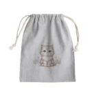 動物デザイングッズの可愛い猫ちゃん Mini Drawstring Bag