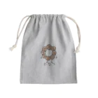 しなもるびゅっふぇのどーなっつ(からー) Mini Drawstring Bag