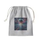 chikokuma76の宇宙の美しい未来を切り開く月の輝き✨ Mini Drawstring Bag