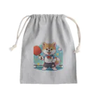 あきた犬くんのあきた犬くん（卓球） Mini Drawstring Bag