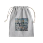 AQUAMETAVERSEのsupとwindsurfingレース　エンジェル717 2065 Mini Drawstring Bag