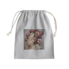 AQUAMETAVERSEのバラの花飾り　なでしこ1478 Mini Drawstring Bag