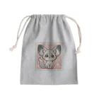 ゆうちゃんNFTいいねの耳長フェネックちゃん21 Mini Drawstring Bag