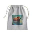 pipi_popoのかわいいカピバラ Mini Drawstring Bag