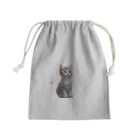 LuuuNのにゃんこ猫 Mini Drawstring Bag