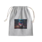 HokutoKenのグラスの中の世界 Mini Drawstring Bag