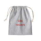 あい・まい・みぃのGirl Triumph-女性の勝利や成功を表す言葉 Mini Drawstring Bag