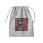 hogarakuの縄文猫 Mini Drawstring Bag