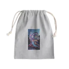 AQUAMETAVERSEの幻想的なお家アメジスト2846 Mini Drawstring Bag