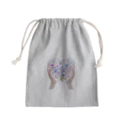 AQUAMETAVERSEのクリスタルの中に押し花がある　なでしこ1478 Mini Drawstring Bag