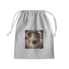 mermaidのcollie Mini Drawstring Bag