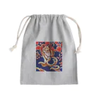ソルブラインの和風猫｢凡｣ Mini Drawstring Bag