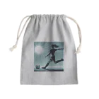 GUNSUNのサッカー少女 Mini Drawstring Bag