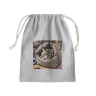 KikimimiネコのKikimimiネコ（袋入り） Mini Drawstring Bag