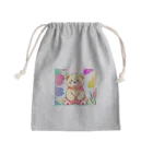 いちごソーダのくまのマフィン Mini Drawstring Bag