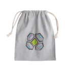 令和のくまさんのHeard Flower Mini Drawstring Bag