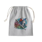 momonekokoの野球GIRL Mini Drawstring Bag