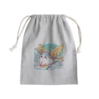 oz-chanの空飛ぶ猫アニメ風1 Mini Drawstring Bag