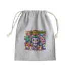 のだまクリエイターズらぼのにゃんアニマル軍団 Mini Drawstring Bag