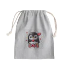 まんじゅ王国のペンギンのかわいらしさ全開！ Mini Drawstring Bag