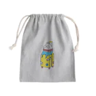 くらきち ONLINE SHOPのねこタイツと旅に出る Mini Drawstring Bag