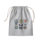 はむはむのかわいいデザイン　人気アイテム Mini Drawstring Bag