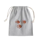 abcdefghijk123のさかな　手形アート Mini Drawstring Bag