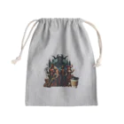 Mamechan2021の戦いの後のコーヒータイム Mini Drawstring Bag