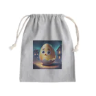 いらすとのおみせのさみしげたまご Mini Drawstring Bag