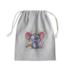 funny-itemsのパニックマウス Mini Drawstring Bag