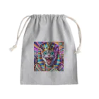 funny-itemsの一攫千金猫 Mini Drawstring Bag