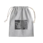 つぎのトリケラトプス　モノクロ Mini Drawstring Bag