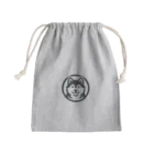 YOUSUN SHOPのブラックシバのキュートなロゴマーク Mini Drawstring Bag