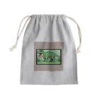 OTIRUBUTUBUTUのインテリアザウルス Mini Drawstring Bag