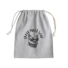 CRAVE MEAT SOUPの#drunk cat Mini Drawstring Bag