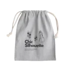 CHIBE86のChic Silhouette Mini Drawstring Bag