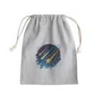 Mizのゆるハウスの3つの流れ星 Mini Drawstring Bag