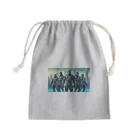 Animal_hero-457_AsukaYamamotoの未来のヒーローに変身したゴリラ Mini Drawstring Bag