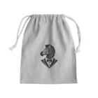 GOKYO-yaのタキシードゼブラ Mini Drawstring Bag